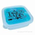 Rectangle Food Container, Made of Polypropylene, with Round Shape, Available in Various Sizes